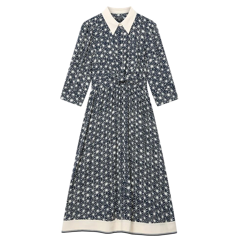 Mint Velvet Print Midi Shirt Dress